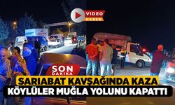 Sarıabat'ta Sabırlar Taştı: Kazaya Öfkelenen Mahalleli Denizli-Muğla Yolunu Kapattı!