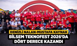 Denizli Nalan-Mustafa Kaynak BİLSEM TEKNOFEST 2026'da Dört Derece Kazandı