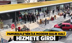 Deliktaş’ta Tezgâhlar Açıldı: Pamukkale’nin İlk Modern Balık Hali Hizmete Girdi!