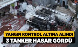 Denizli Bağbaşı Akaryakıt İstasyonu Yangını Kontrol Altında: 3 Tanker Hasar Gördü