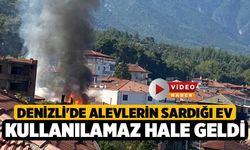 Denizli'de Alevlerin Sardığı Ev Kullanılamaz Hale Geldi