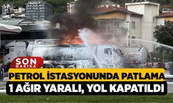Denizli'de Dehşet Anları: Akaryakıt İstasyonunda Patlama! Antalya Yolu Kapatıldı