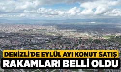 Denizli'de Eylül Ayı Konut Satış Rakamları Belli Oldu