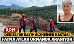 Denizli'de Kayıp Alzheimer Hastası Fatma Aylak Ormanda Aranıyor!