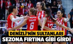 Denizli'nin Sultanları Sezona Fırtına Gibi Girdi