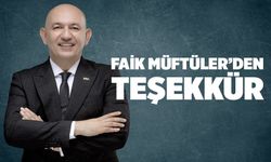 Faik Müftüler’den teşekkür mesajı