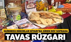 Guinness Rekorlar Kitabı'na Giren Dev Sofrada Tavas Rüzgarı!