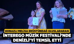 Honazlı Melisa Erüstündağ Uluslararası interEgo Müzik Festivali’nde Denizli’yi Temsil Etti