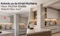 Kolonlu ya da Kirişli Mutfakta Hazır Mutfak Dolabı Yeterli Olur mu?