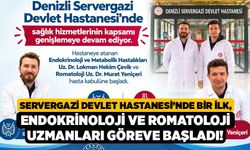 Servergazi Devlet Hastanesi’nde Bir İlk, Endokrinoloji ve Romatoloji Uzmanları Göreve Başladı!