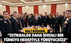 Vali Köşger, "İstikbalde daha iddialı bir Türkiye hedefiyle yürüyeceğiz"
