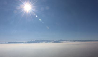 Pamukkale'yi balonla seyir keyfi