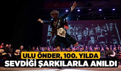 Ulu Önder, 100. yılda sevdiği şarkılarla anıldı