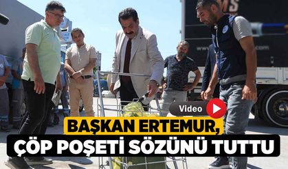 Başkan Ertemur, Çöp Poşeti Sözünü Tuttu