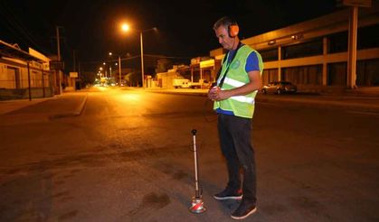 Denizli'de su kaçaklarının tespiti için gece dinleme yapılıyor