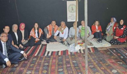 Kıl çadırda yılsonu etkinliği