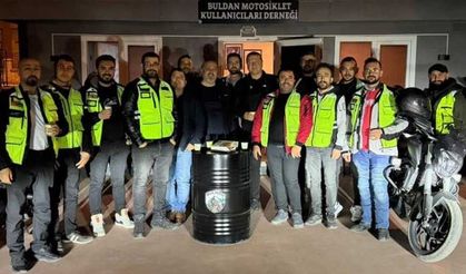 Buldanlı motosiklet sürücülerine 'güvenli sürüş' eğitimi