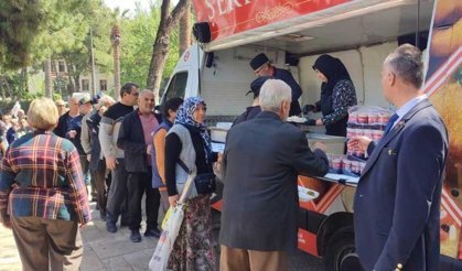 Denizli’de şehit ve gaziler için 2 bin kişilik pilav hayrı