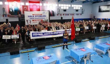 Halk Oyunları Şampiyonası Buldan’da renkli görüntülere sahne oldu