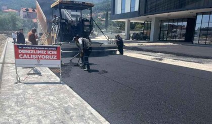 Buldan’da sıcak asfalt serimi başladı