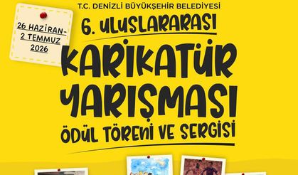 41 Ülkeden 1164 Eser Denizli’de Yarıştı: Yeşil Sahalar Bu Kez Karikatürlerle Gülecek!