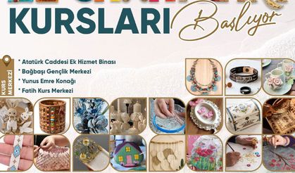 Pamukkale Belediyesi Ücretsiz El Sanatları Kursları Başlıyor