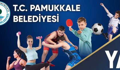 Pamukkale'de Ücretsiz Yaz Spor Kursları Başladı
