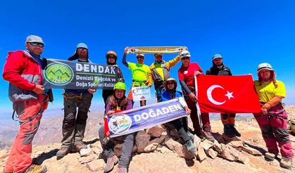 Denizlili Dağcılar Hakkâri’de Zirve Yaptı
