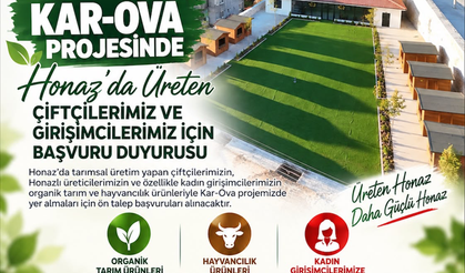 Honaz Belediyesi Kar-Ova Projesi Üretici ve Kadın Girişimci Başvuruları Başladı