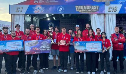 PAÜ ATAY Takımı TEKNOFEST Güneydoğu'da Üçüncü Oldu