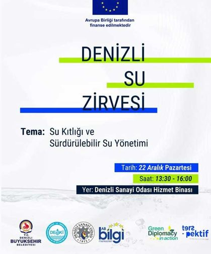 Denizli Su Zirvesinde su sorununa kalıcı çözümleri konuşulacak