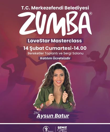 Zumba Tutkunları Merkezefendi'de Buluşacak
