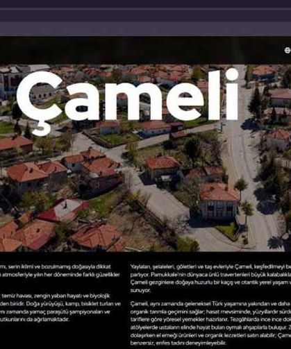 Çameli Dünyaya Açılıyor, Doğal Güzellikler GoTürkiye Vitrininde