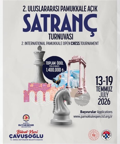 Denizli Temmuz'da Satranççıları Ağırlayacak