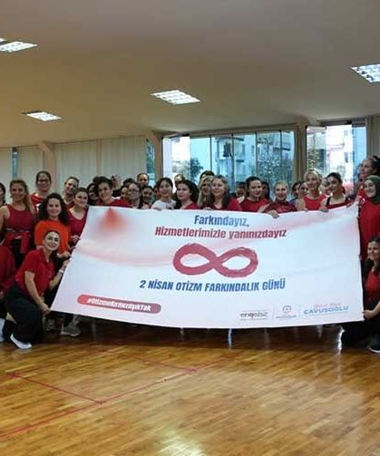 Denizli'de 80 Kadın Zumba ile Farkındalık Yarattı