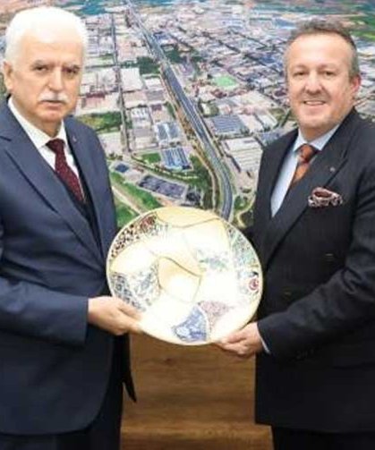 Denizli Ticaret Borsası Yönetiminden Denizli OSB Yönetimine tebrik ziyareti