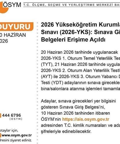 Adayların Beklediği An Geldi, Sınav Yerleri Belli Oldu