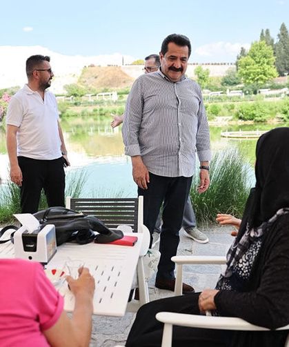 Başkan Ali Rıza Ertemur Adım Adım Pamukkale'yi Geziyor