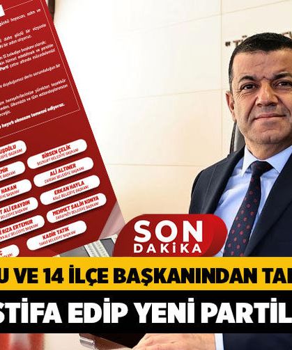 Bülent Nuri Çavuşoğlu Ve 14 Belediye Başkanından Ortak "Yeni Parti" Deklarasyonu!