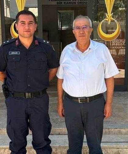 Başkan Arslan'dan Üsteğmenliğe Terfi Eden Komutan Arslan'a Tebrik!