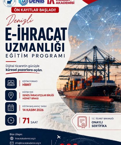 PAÜ ve DENİB Güçlerini Birleştirdi: E-İhracat Uzmanları Denizli'de Yetişiyor!