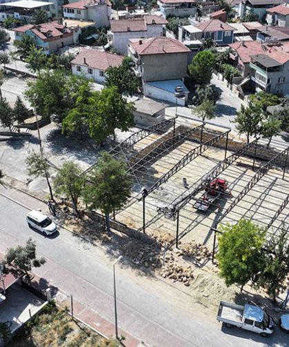 Pamukkale Belediyesi Aktepe Kapalı Pazar Yeri Projesine Başladı