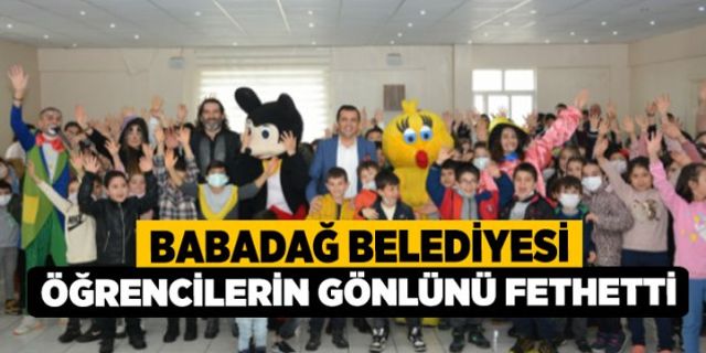 Babadağ Belediyesi Öğrencilerin Gönlünü Fethetti
