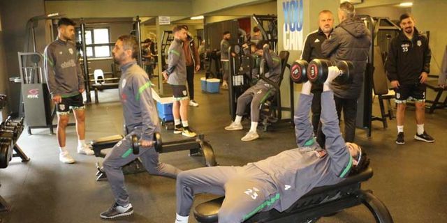 Yeşilçınarspor kuvvet çalıştı