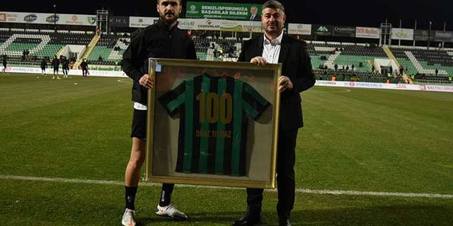 Oğuz Yılmaz, Denizlispor'da 100. maçına çıktı