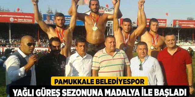 Pamukkale Belediyespor Yağlı Güreş Sezonuna Madalya İle Başladı