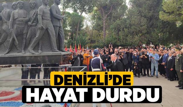 Denizli’de hayat durdu