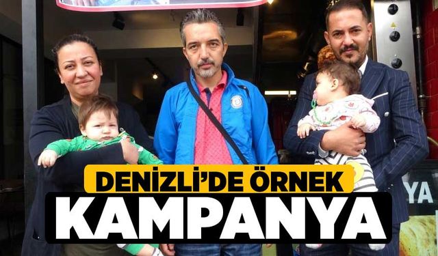 Denizli’de örnek kampanya