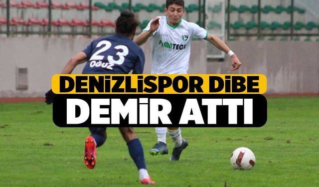 Denizlispor Ligin Dibine Demir Attı