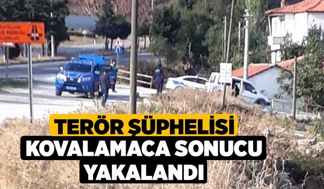 Terör şüphelisi kovalamaca sonucu yakalandı